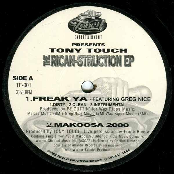 Tony Touch - The Rican-Struction EP | Touch Entertainment (TE-001) - 2
