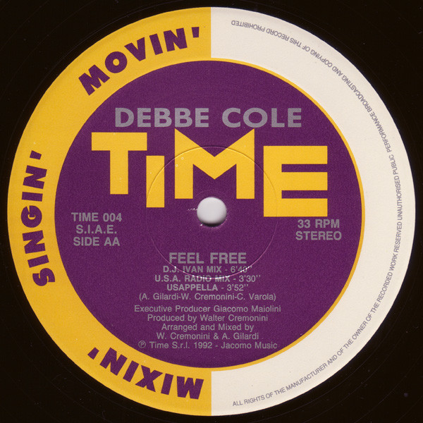 Debbe Cole - Feel Free | TIME (TIME 004) - 5