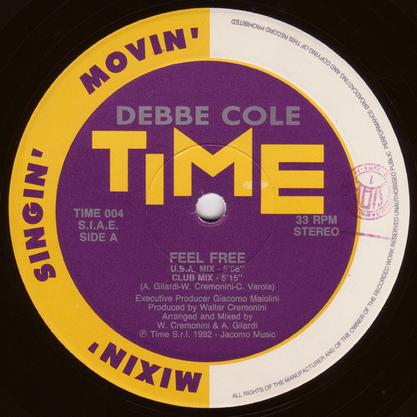 Debbe Cole - Feel Free | TIME (TIME 004) - 4