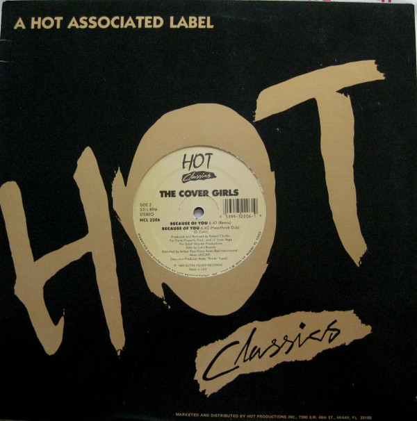 The Cover Girls - Show Me / Because Of You | Hot Classics (HCL 2206) - main