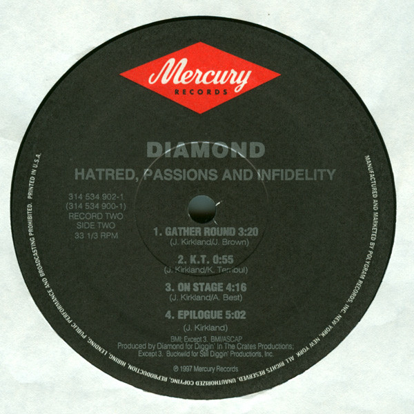 Diamond D - Hatred, Passions And Infidelity | Mercury (314 534 900-1) - 6