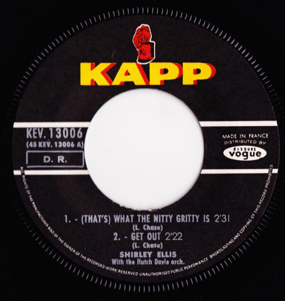 Shirley Ellis - (That's) What The Nitty Gritty Is | Kapp Records (KEV. 13006) - 3 Shirley Ellis - (That's) What The Nitty Gritty Is | Kapp Records (KEV. 13006) - 3