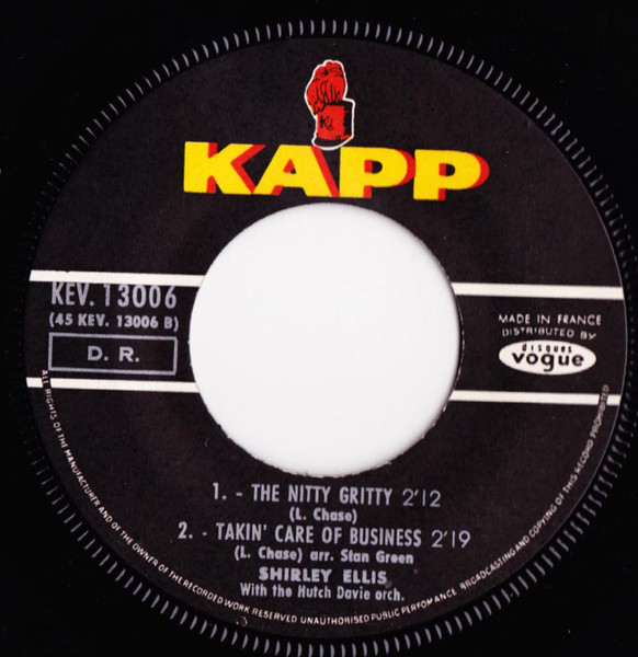 Shirley Ellis - (That's) What The Nitty Gritty Is | Kapp Records (KEV. 13006) - 4 Shirley Ellis - (That's) What The Nitty Gritty Is | Kapp Records (KEV. 13006) - 4