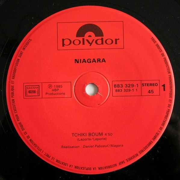 Niagara - Tchiki Boum | Polydor (883 329-1) - 3