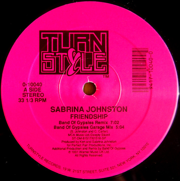 Sabrina Johnston - Friendship | Turnstyle Records (0-10040) - main