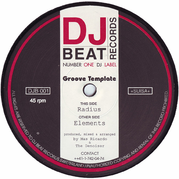 Groove Template - Radius | DJ Beat Records (DJB 001)