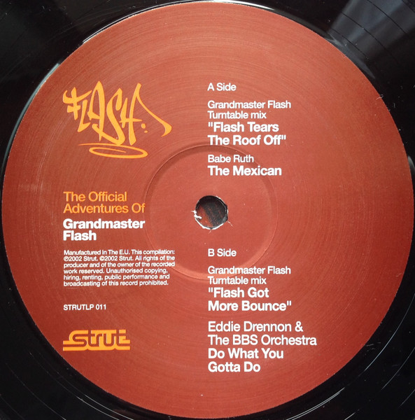 Grandmaster Flash - The Official Adventures Of Grandmaster Flash | Strut (STRUTLP 011) - 3