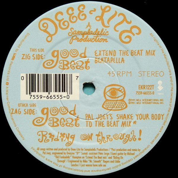 Deee-Lite - Good Beat | Elektra (EKR 122 T) - 3