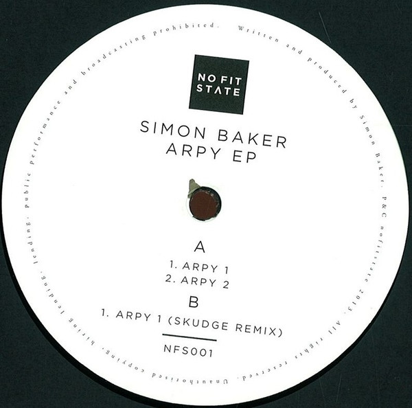 Simon Baker - Arpy EP | No Fit State (NFS001)