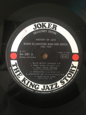 Duke Ellington And His Orchestra - 1928 - 1933 | Joker (SM 3081) - 3