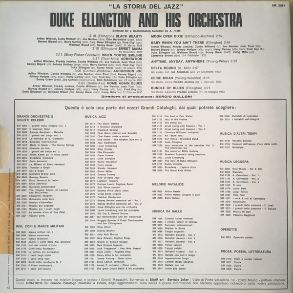 Duke Ellington And His Orchestra - 1928 - 1933 | Joker (SM 3081) - 2