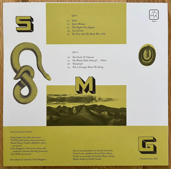 Secular Music Group - Volume 1 | 2 Headed Deer (2HD010) - 2