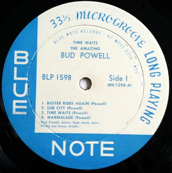 Bud Powell - The Amazing Bud Powell, Vol. 4 - Time Waits | Blue Note (BLP 1598) - 3