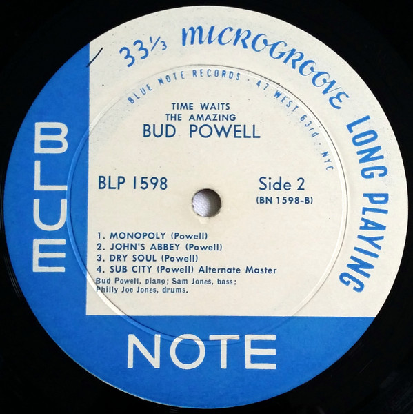Bud Powell - The Amazing Bud Powell, Vol. 4 - Time Waits | Blue Note (BLP 1598) - 4
