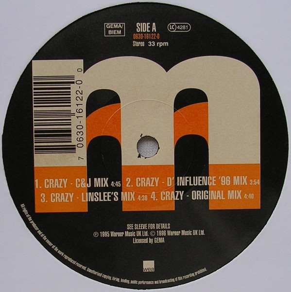 Mark Morrison - Crazy | WEA (0630-16122-0) - 3