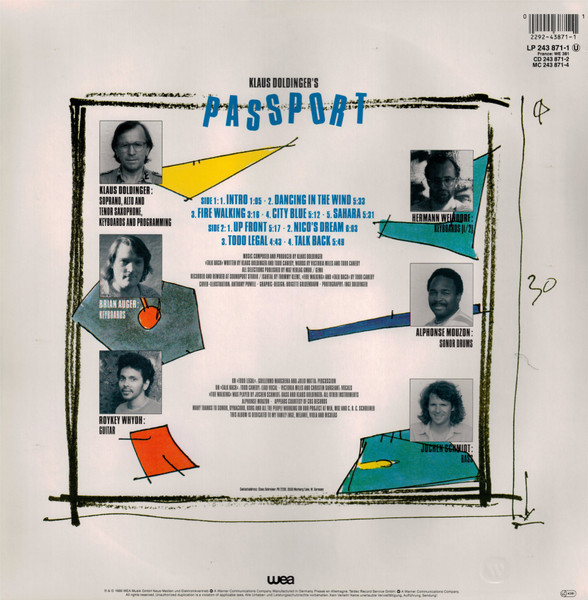 Passport - Talk Back | WEA (243 871-1) - 2