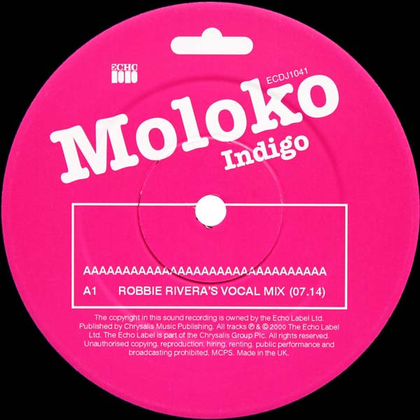 Moloko - Indigo | Echo (ECDJ1041) - 3
