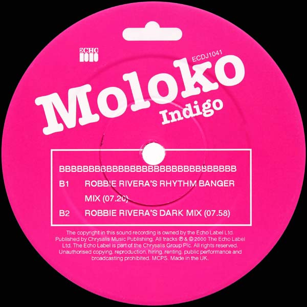 Moloko - Indigo | Echo (ECDJ1041) - 4