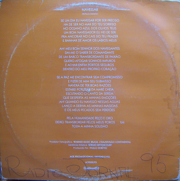 Beto Barbosa - Navegar | Warner Music Brasil (6CP002/95) - 2