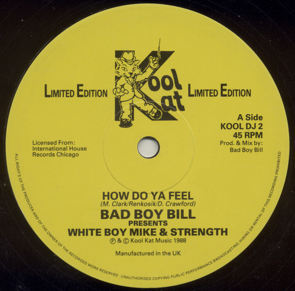 Bad Boy Bill Presents White Boy Mike & Strength - How Do Ya Feel | Kool Kat (KOOL DJ 2)