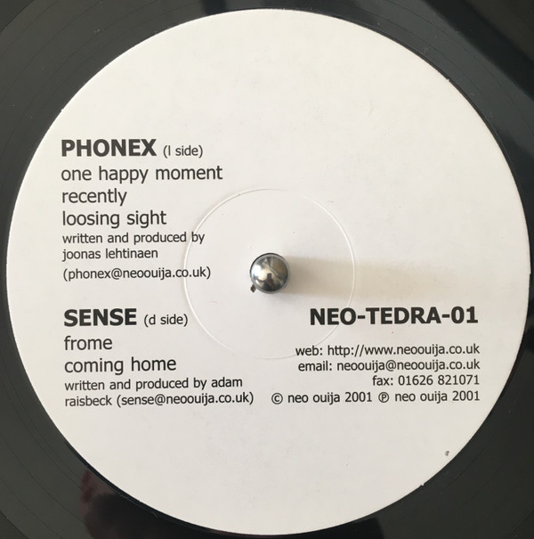 Phonex / Sense - One Happy Moment / Frome | Neo Ouija (NEO-TEDRA-01)