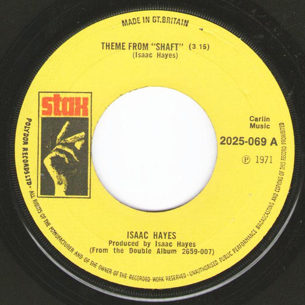 Isaac Hayes - Theme From Shaft | Stax (2025-069) - main