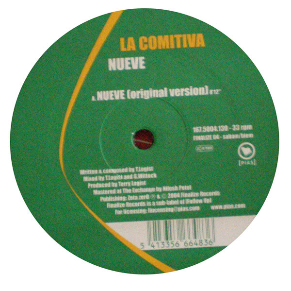 La Comitiva - Nueve | Finalize Records (FINALIZE 04)