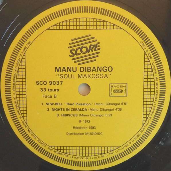 Manu Dibango - Soul Makossa | Score (SCO 9037) - 4
