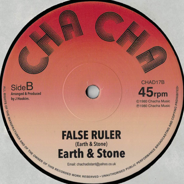 Johnny Clarke / Earth And Stone - Babylon / False Ruler | cha cha (CHAD17) - 2