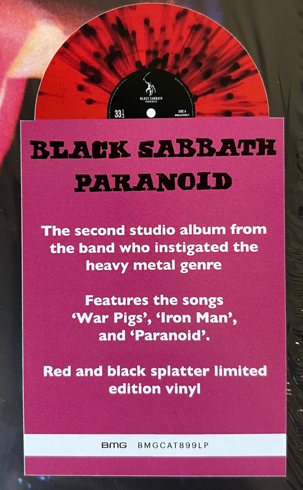 Black Sabbath - Paranoid | BMG (UK) Ltd. (BMGCAT899LP) - main Black Sabbath - Paranoid | BMG (UK) Ltd. (BMGCAT899LP) - main