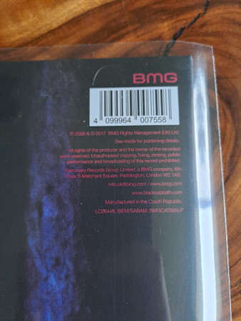 Black Sabbath - Paranoid | BMG (UK) Ltd. (BMGCAT899LP) - 2 Black Sabbath - Paranoid | BMG (UK) Ltd. (BMGCAT899LP) - 2