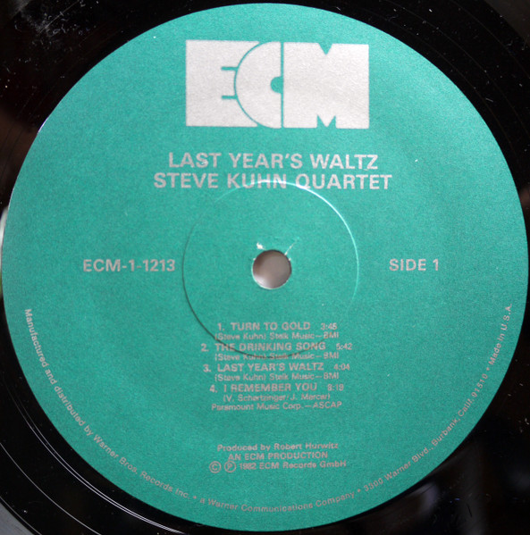 Steve Kuhn Quartet - Last Year´s Waltz | ECM Records (ECM-1-1213) - 3