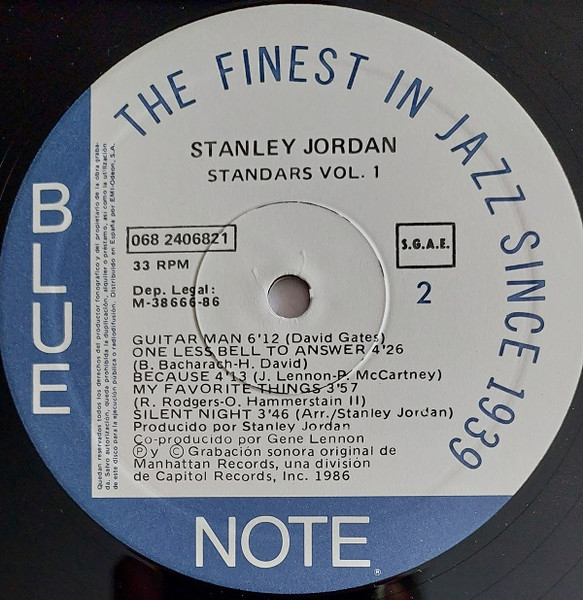 Stanley Jordan - Standards Volume 1 | Blue Note (068 24 0682 1) - 4