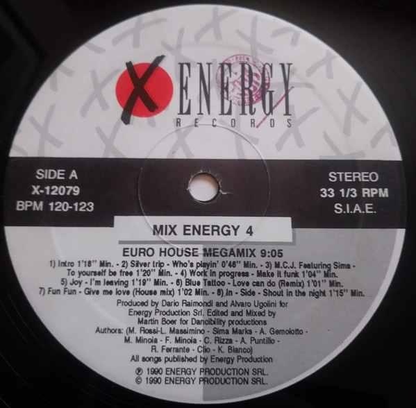Various - Mix Energy No. 4 | X-Energy Records (x-12079) - 4