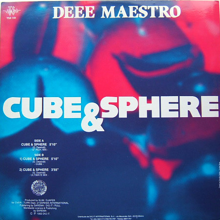 Deee Maestro - Cube & Sphere | Top Secret Records (TSX 151) - 2
