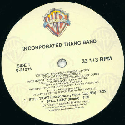 Incorporated Thang Band - Still Tight | Warner Bros. Records (0-21216)