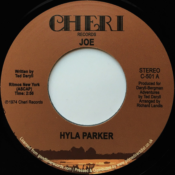 Hyla Parker - Joe/Quiet Tunes | Cheri Records (C-501) - main