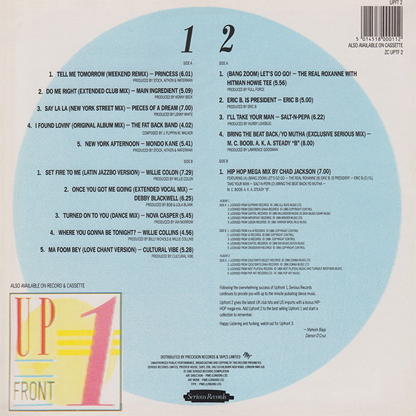 Various - Upfront 2 | Serious Records (UPFT 2) - 2 Various - Upfront 2 | Serious Records (UPFT 2) - 2