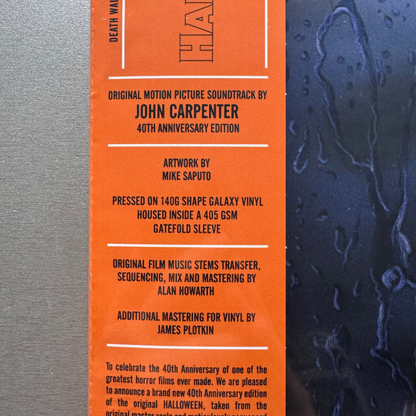 John Carpenter - Halloween (Original Motion Picture Soundtrack) | Death Waltz Recording Company (DW135) - 2