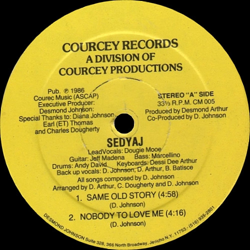 Sedyaj - Same Old Story | Courcey Records (CM 005) Sedyaj - Same Old Story | Courcey Records (CM 005)