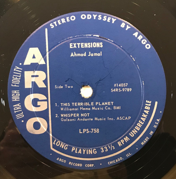 Ahmad Jamal - Extensions | Argo (LPS-758) - 4