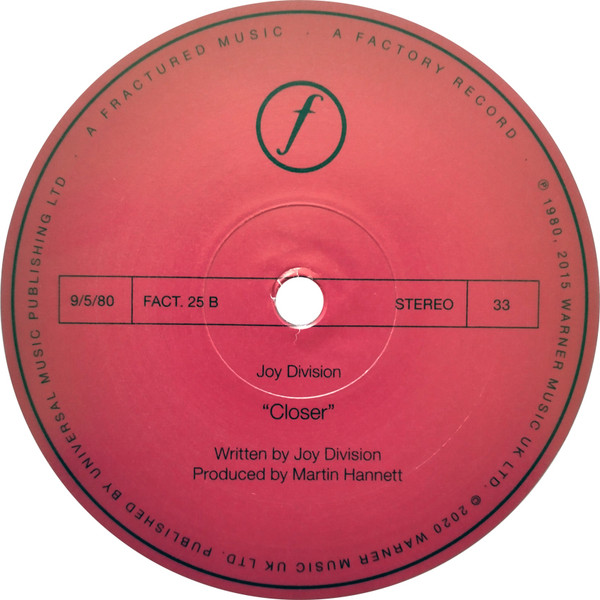 Joy Division - Closer | Factory (FACT∙XXV) - 4 Joy Division - Closer | Factory (FACT∙XXV) - 4