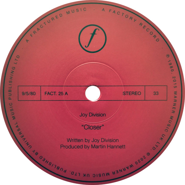 Joy Division - Closer | Factory (FACT∙XXV) - 3 Joy Division - Closer | Factory (FACT∙XXV) - 3