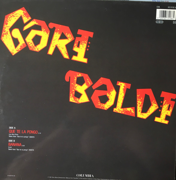 Garibaldi - Que Te La Pongo | Columbia (657418 6) - 2