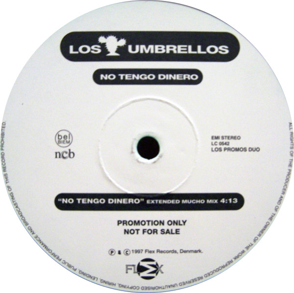 Los Umbrellos - No Tengo Dinero | Flex Records (LOS PROMOS DUO)