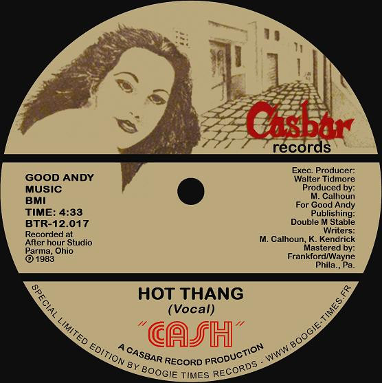 Cash - Hot Thang | Boogie Times Records (BTR-12.017) - main