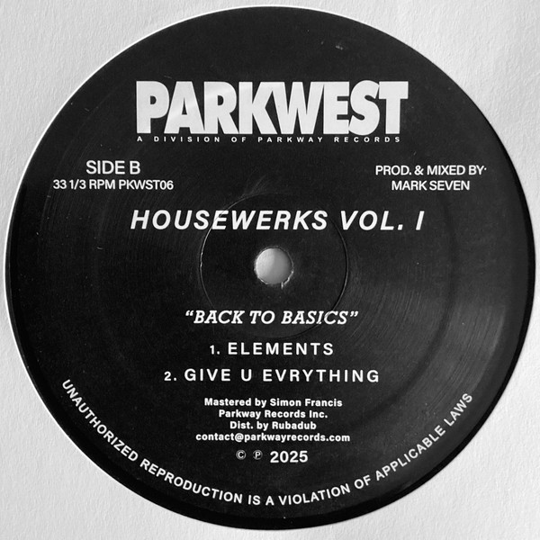 Mark Seven - Housewerks Vol. 1 | Parkwest (PKWST06) - 2