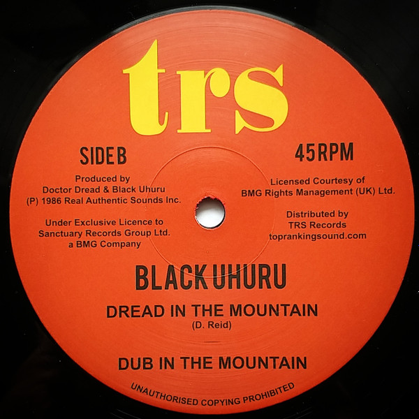 Black Uhuru - Let Us Pray / Dread In The Mountain | Top Ranking Sound (TRS-RR-14)