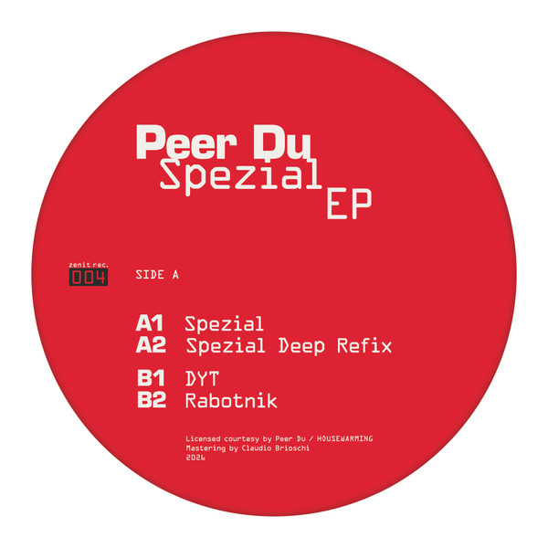 Peer Du - Spezial Ep. | Zenit - ZNT (ZNT004)