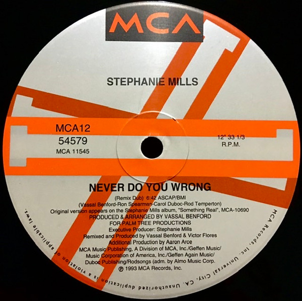 Stephanie Mills - Never Do You Wrong | MCA Records (MCA 12-54579) - 3